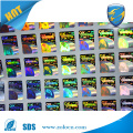 Anti-counterfeit self adhesive micro dot holographic stickers